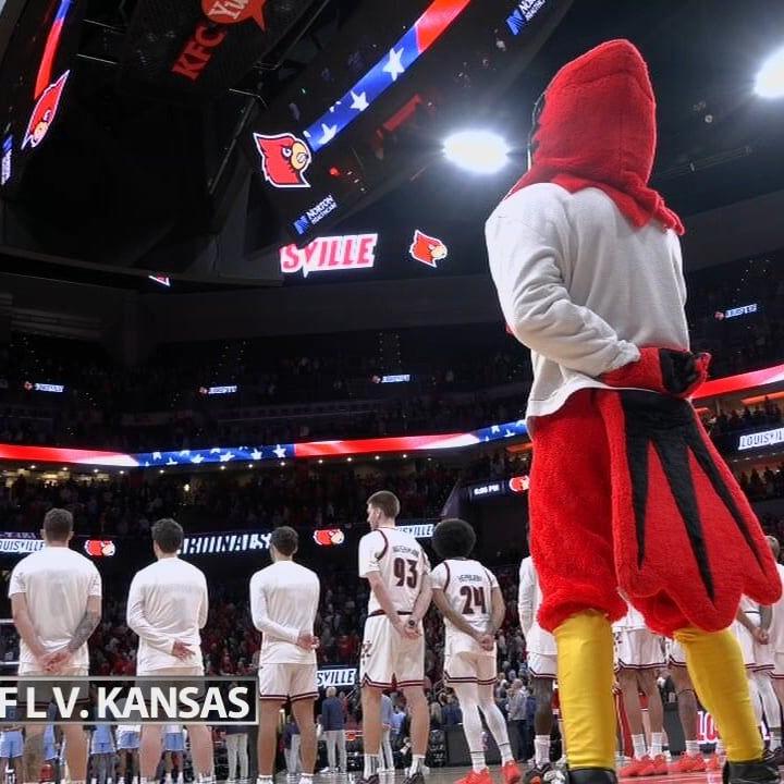 Louisville Cardinals men’s basketball opens season in top-20 matchup against Kansas